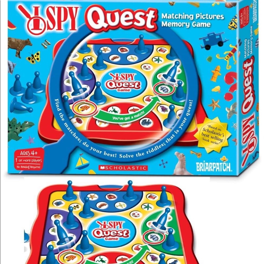 Briarpatch I Spy Quest Memory Game Scholastic